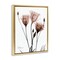 Stupell Industries Minimal Translucent Tulips Floating Frame By Albert Koetsier